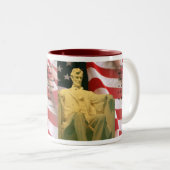 Abraham Lincoln citeert mok (Voorkant rechts)