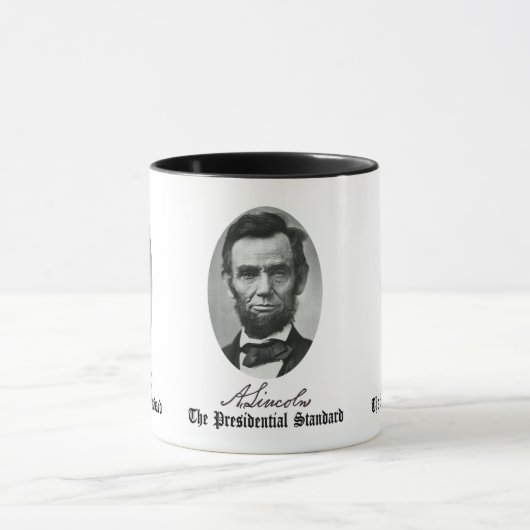 Abraham Lincoln, de presidentiële standaard. Mok (Midden)