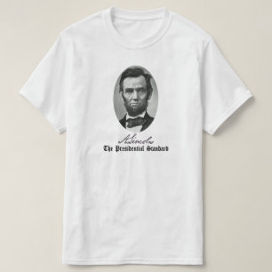 Abraham Lincoln, de presidentiële standaard. T-shirt