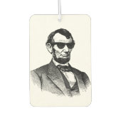 Abraham Lincoln die zonnebrillen draagt Luchtverfrisser (Voorkant)