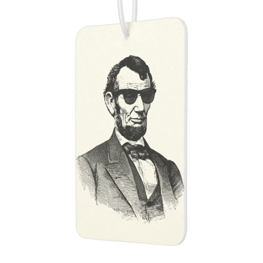Abraham Lincoln die zonnebrillen draagt Luchtverfrisser (Links)