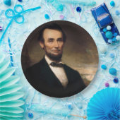 Abraham Lincoln door George H Story Papieren Bordje (Feest)