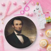 Abraham Lincoln door George H Story Papieren Bordje (Feest)