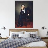 ABRAHAM LINCOLN door George Peter Alexander Healy Canvas Afdruk (Insitu (Slaapkamer))
