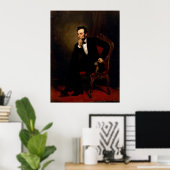 Abraham Lincoln door George Peter Alexander Healy Poster (Thuiskantoor)