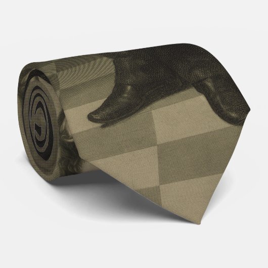 Abraham Lincoln door William Pate Stropdas (Opgerold)