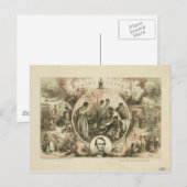 Abraham Lincoln Emancipatie Proclamatie Collage Briefkaart (Voorkant / Achterkant)