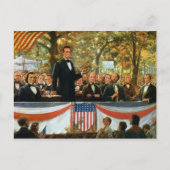 Abraham Lincoln en Stephen A. Douglas Briefkaart (Voorkant)
