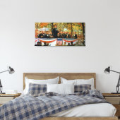 Abraham Lincoln en Stephen A. Douglas Canvas Afdruk (Insitu (Slaapkamer))