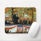 Abraham Lincoln en Stephen A. Douglas Muismat (Met muis)