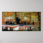 Abraham Lincoln en Stephen A. Douglas Poster (Voorkant)