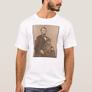 Abraham Lincoln en zijn kat "Gloria" 2 T-shirt