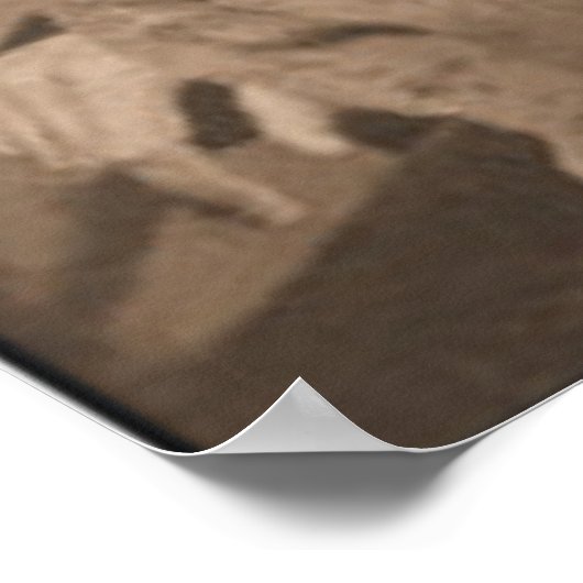 Abraham Lincoln en zijn kat Gloria Poster (Hoek)