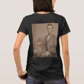 Abraham Lincoln en zijn kat "Gloria" T-shirt (Achterkant)