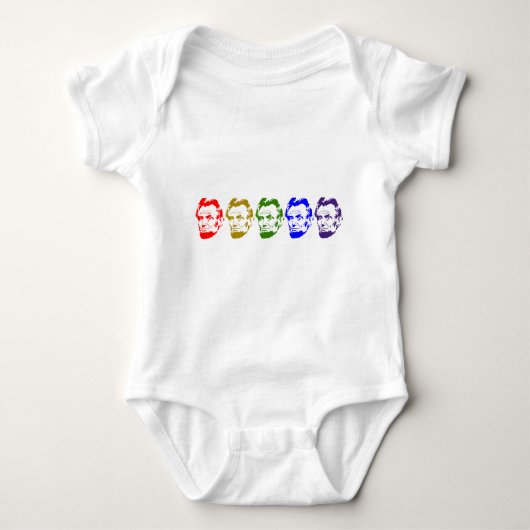 Abraham Lincoln Face Romper (Voorkant)