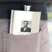 Abraham Lincoln Flask of Vice Heupfles (Voorbeeld)