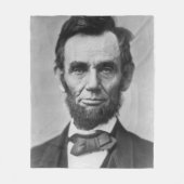 Abraham Lincoln Fleece Deken (Voorkant)