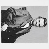 ABRAHAM LINCOLN FLEECE DEKEN (Voorkant (Horizontaal))