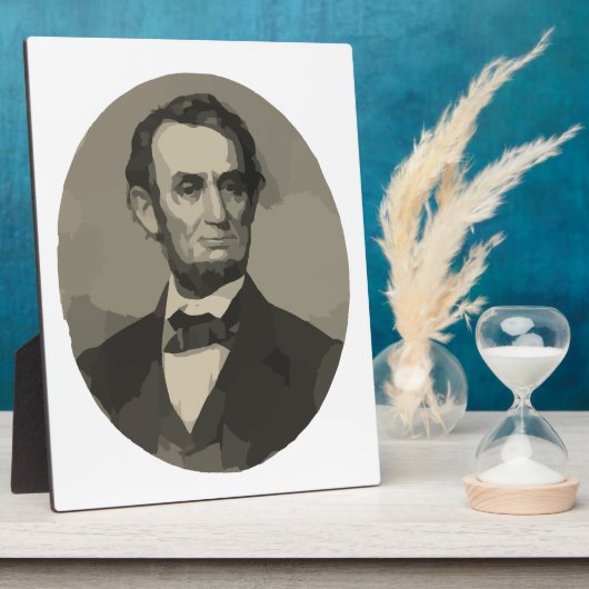 abraham lincoln fotoplaat (Zijkant)