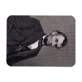 Abraham Lincoln, gegraveerd op een foto van Wil Magneet (Horizontaal)