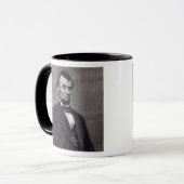 Abraham Lincoln, gegraveerd op een foto van Wil Mok (Voorkant links)