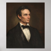 Abraham Lincoln - George Healy Fine Art Poster (Voorkant)