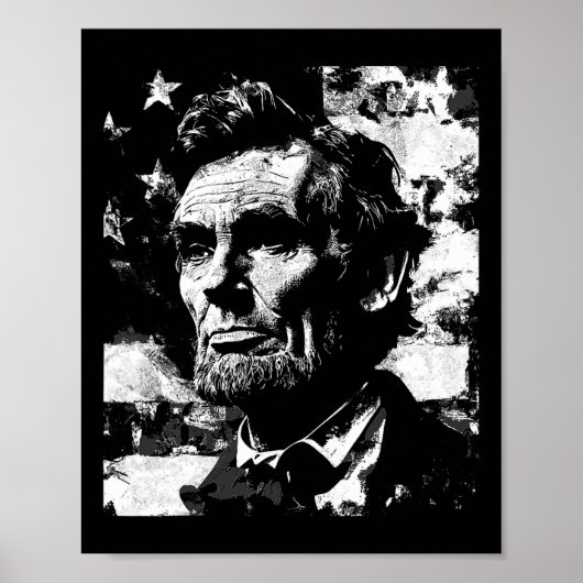 Abraham Lincoln Geschiedenis Leraar President 4e J Poster (Voorkant)