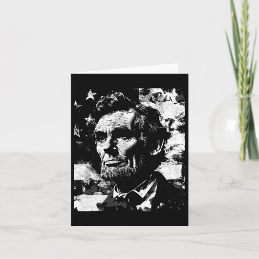 Abraham Lincoln Geschiedenis Leraar President 4e v Kaart (Voorkant)
