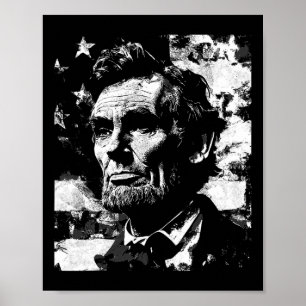 Abraham Lincoln Geschiedenis Leraar President 4e v Poster
