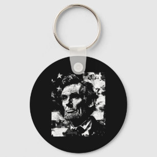 Abraham Lincoln Geschiedenisleraar President 4 jul Sleutelhanger