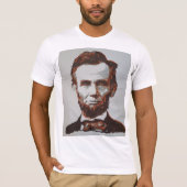 Abraham Lincoln Geschilderd door Mark Elsen T-shirt (Voorkant)