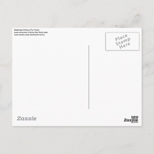 Abraham Lincoln Gettysburg Adres Briefkaart (Achterkant)