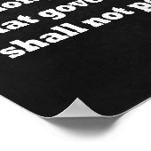 Abraham Lincoln Gettysburg Adres Portret Poster (Hoek)