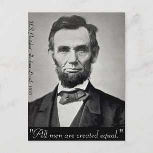 Abraham Lincoln Gettysburg Portret Briefkaart