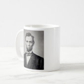 Abraham Lincoln Gettysburg Portret Koffiemok (Voorkant links)