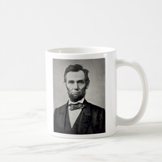 Abraham Lincoln Gettysburg Portret Koffiemok (Rechts)