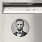 Abraham Lincoln Gettysburg Portret Magneet (Insitu (Vaatwasser))