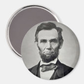 Abraham Lincoln Gettysburg Portret Magneet (Voorkant / Achterkant)