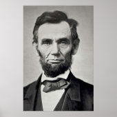 Abraham Lincoln Gettysburg Portret Poster (Voorkant)