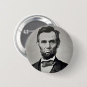 Abraham Lincoln Gettysburg Portret Ronde Button 5,7 Cm (Voorkant /achterkant)