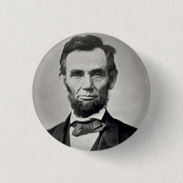 Abraham Lincoln Gettysburg Portret Ronde Button 5,7 Cm