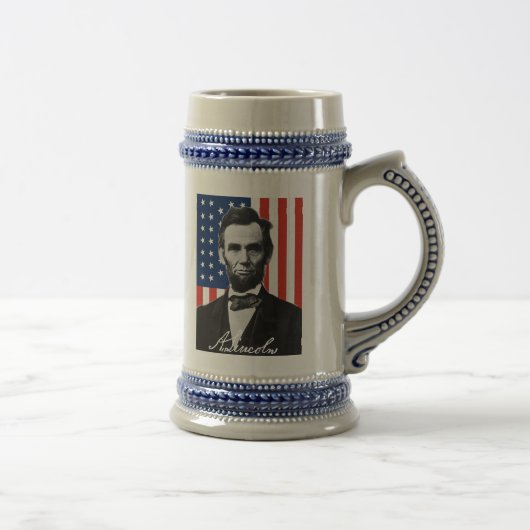 Abraham Lincoln Gettysburg Quote Bierpul (Rechts)