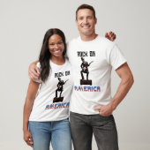 Abraham Lincoln gitaar spelend T-shirt (Unisex)