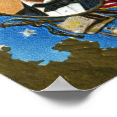 Abraham Lincoln Giving Gettysburg Adres Poster (Hoek)