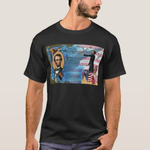 Abraham Lincoln Giving Gettysburg Adres T-shirt