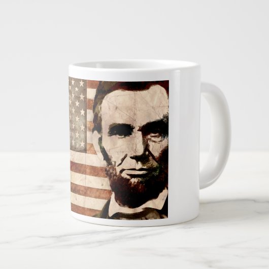 Abraham Lincoln Grote Koffiekop (Voorkant rechts)