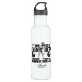 Abraham Lincoln Gym Humor - Lift u zelfs op? Waterfles (Voorkant)