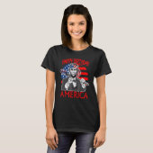 Abraham Lincoln Happy Birthday America T-shirt (Voorkant volledig)