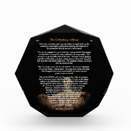 Abraham Lincoln - Het adres van Gettysburg Fotoblokken
