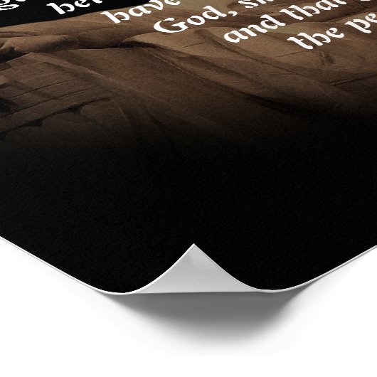 Abraham Lincoln - Het adres van Gettysburg Poster (Hoek)